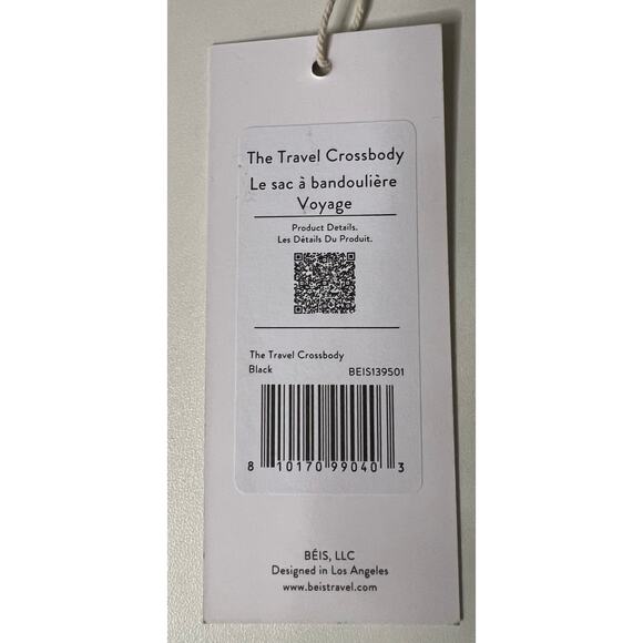 NWT Beis Travel Crossbody in Black - Picture 4 of 9